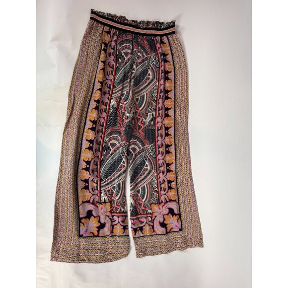 Maeve Anthropologie Womens Boho Print Wide-Leg Pants Medium - Picture 9 of 16